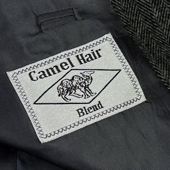 Christian Aujard Vintage Wool/Camel Hair Blend Blazer Mens Size 42 EUC - Picture 5 of 10